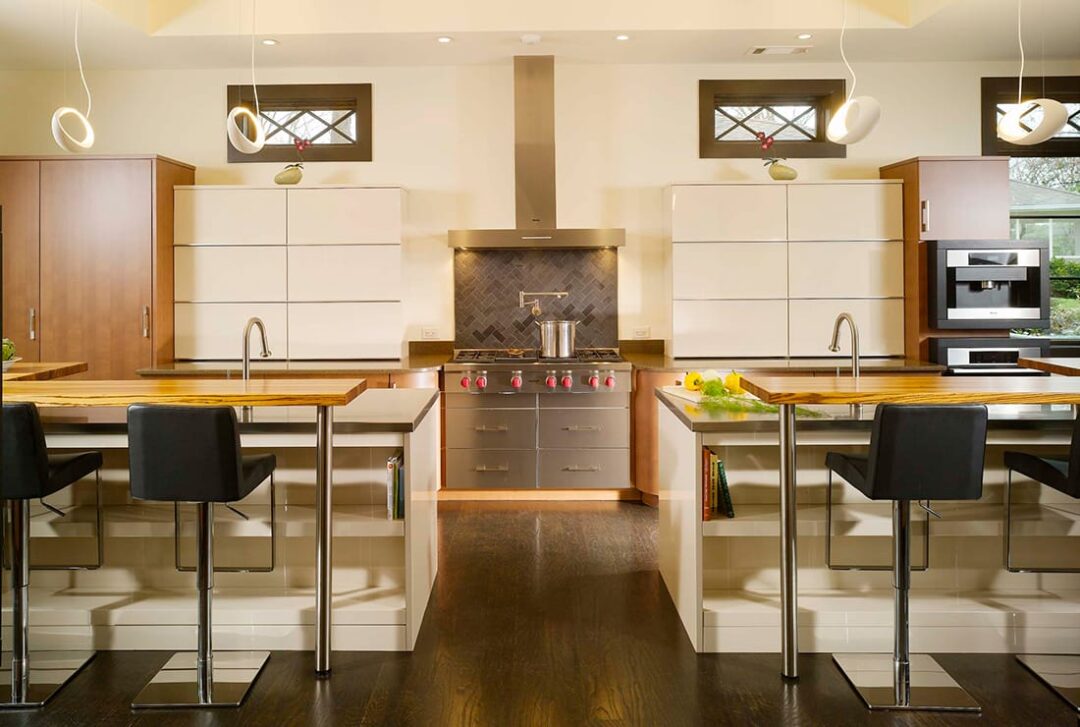 Gallery image of a kitchen featuring a center island with bar stools in Norcross, GA